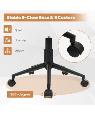 PU Leathaire Home Office Arm Chair Adjustable Swivel