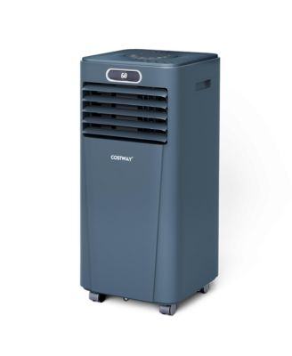10000 BTU Portable Air Conditioner w/ Remote Control 3-in-1 Air Cooler w/ Drying