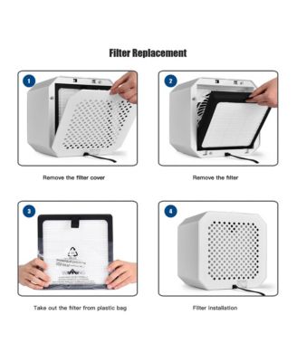  Replacement Filter, Active Carbon & True HEPA, Compatible with Air Purifier  Filter