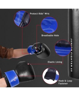 2 FT Kids Punch Bag Boxing Set Kick Ball Gloves Skipping Rope Hook Children