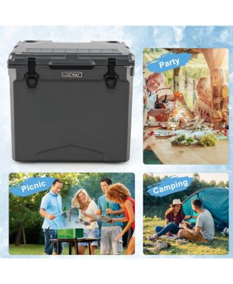 42 Qt Portable Cooler Roto Molded Ice Chest Insulated 5-7 Days