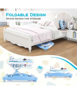 Baby 6 in 1 Walker Adjustable Walker & Activity Center with Music Tray