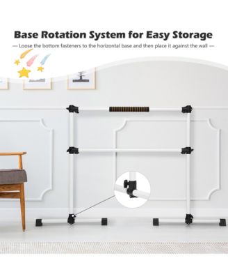 Portable Ballet Barre 4ft Freestanding Adjustable Double Dance Bar