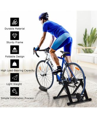 1pcs Bike Trainer Folding Bicycle Indoor Exercise Training Stand