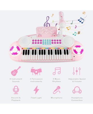 37-Key Toy Keyboard Piano Electronic Musical Instrument