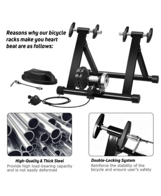 1 pcs Bike Trainer Bicycle Exercise Stand w/ 8 Levels Resistance