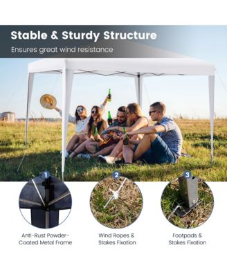 Patio 10x10ft Outdoor Instant Pop-up Canopy Folding Sun Shelter Carry Bag