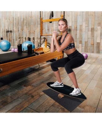 Wooden Balance Board Trainer Wobble Roller for Exercise Sports Training Equipment