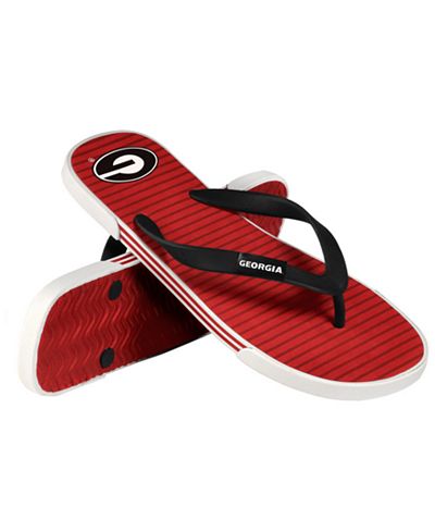 Forever Collectibles Georgia Bulldogs Thong Sandals