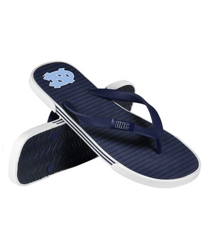 Forever Collectibles North Carolina Tar Heels Thong Sandals