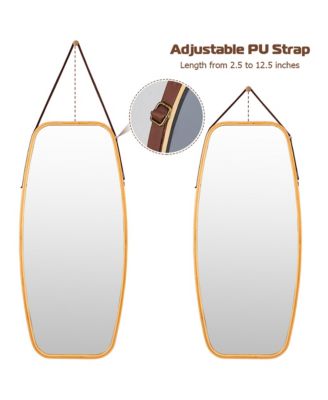 39'' Modern Rectangle Wall Hanging Framed Mirror