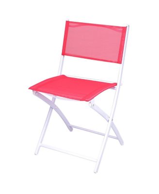 3 PCS Folding Bistro Table Chairs Set Garden Backyard Patio Furniture