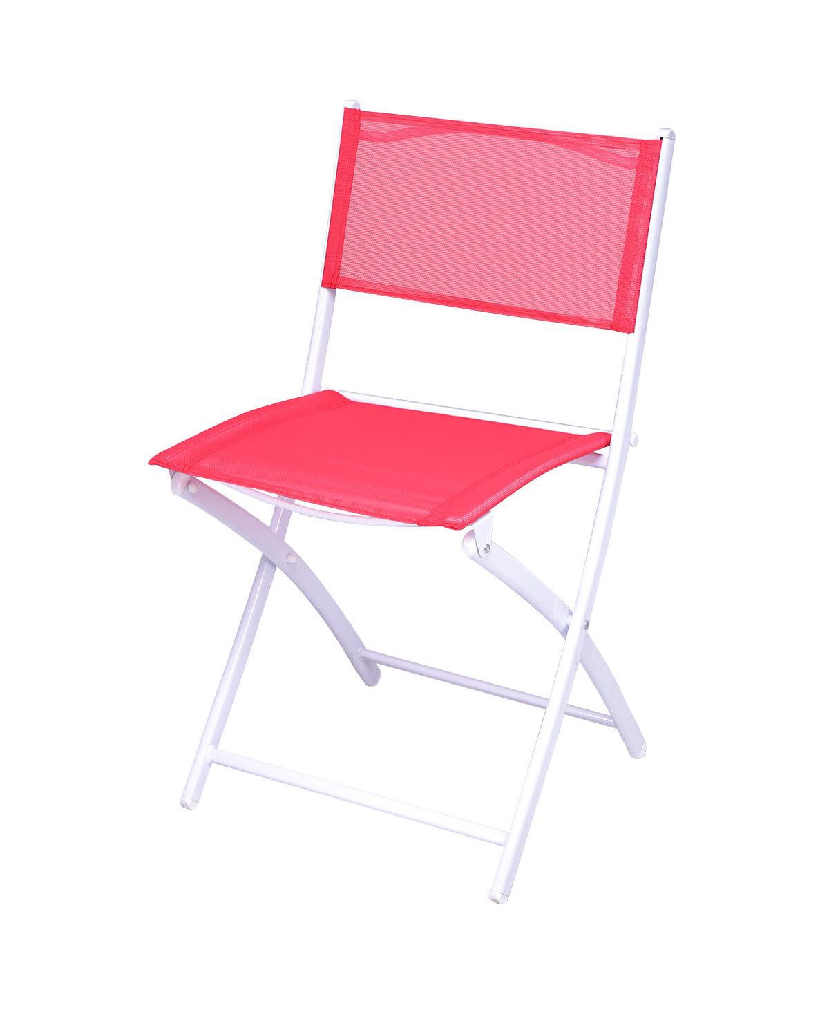 Costway 3 Pcs Folding Bistro Table Chairs Set Garden Backyard Patio Furniture