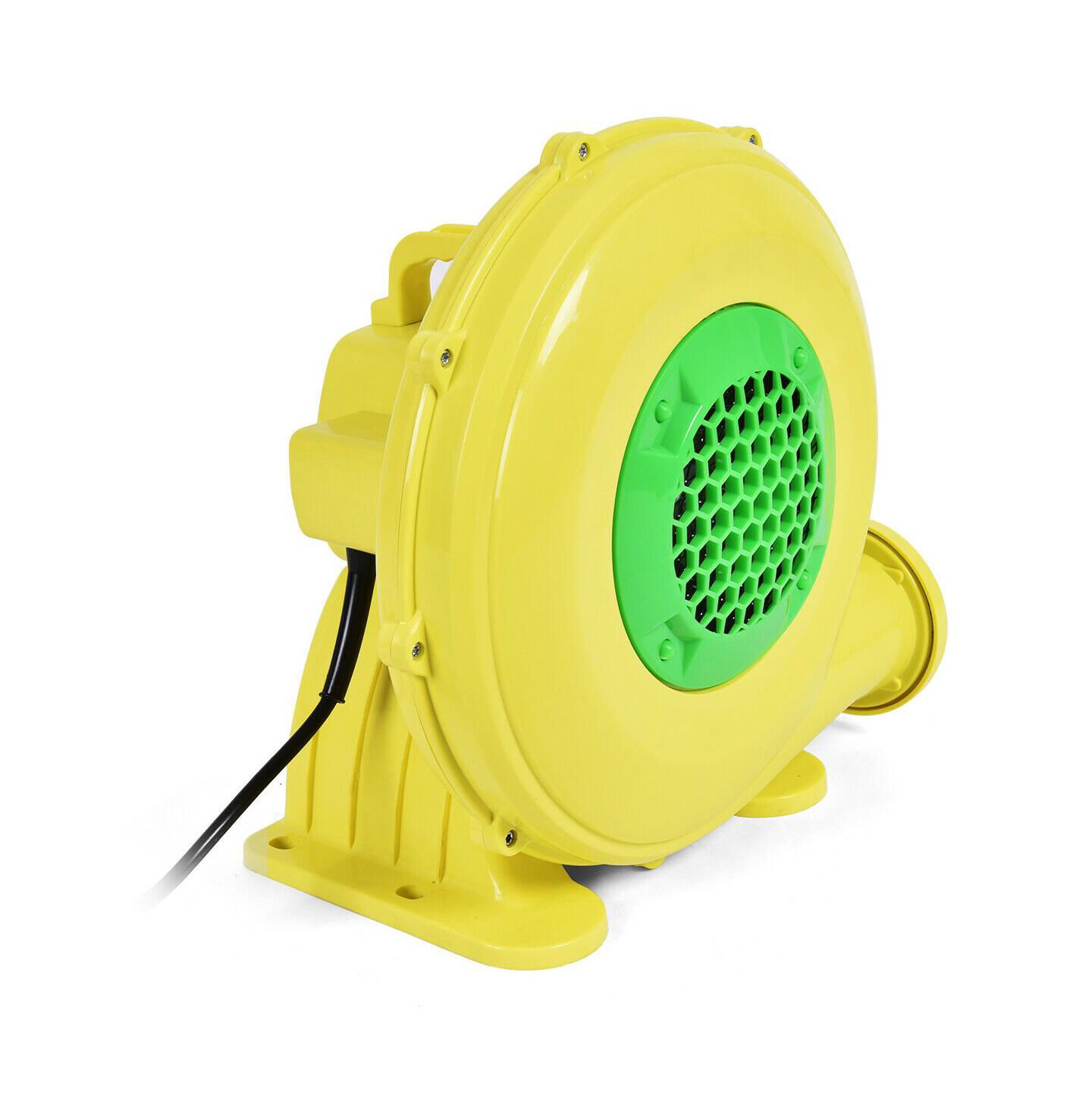 Детские игрушки Costway 480 Watt Air Blower Pump Fan For Inflatable Bounce Houses, Ages 3 & Up, цвет: Жёлтый — фото 7