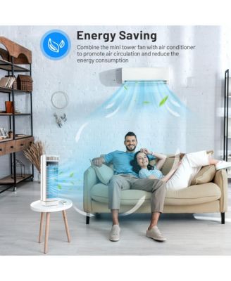 14'' Mini Oscillating Tower Fan