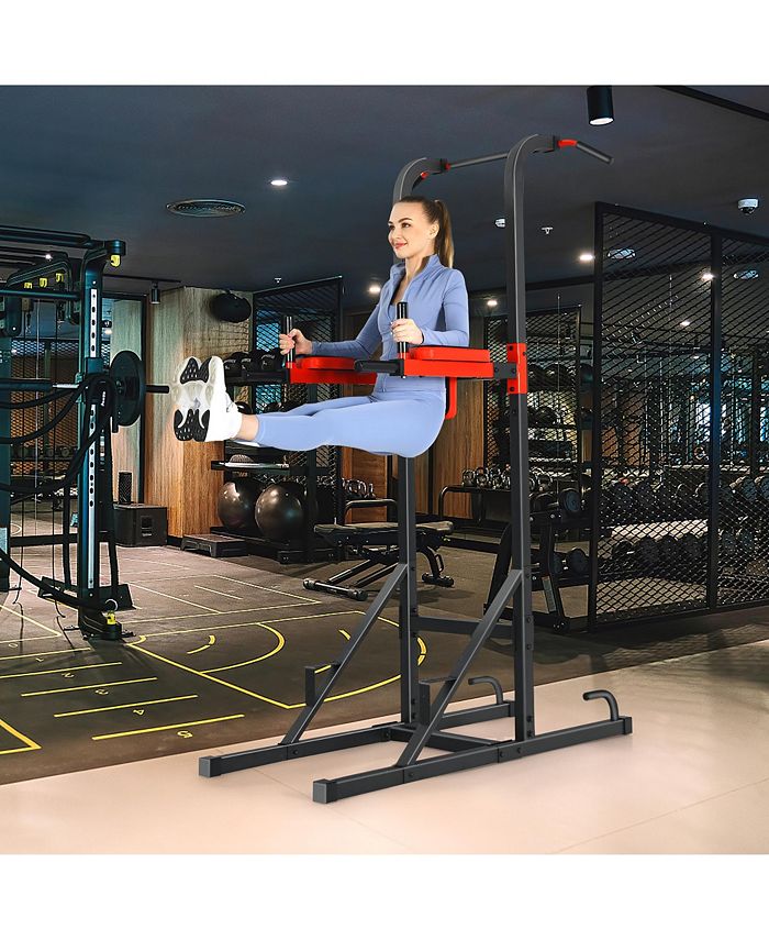 Costway Multi-function Power Tower Pull Up Bar Dip Stand Home Gym - Macy's