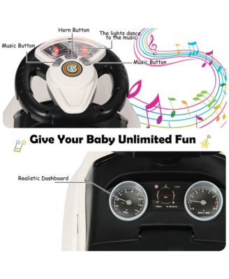3 in 1 Ride on Push Car Toddler Stroller Sliding Car w/Music