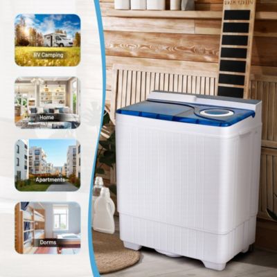 26lbs Portable Semi-automatic Washing Machine