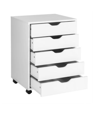 5 Drawer Chest Storage Dresser Floor Cabinet Organizer