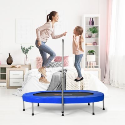 Foldable Trampoline Double Mini Kids Fitness Rebounder