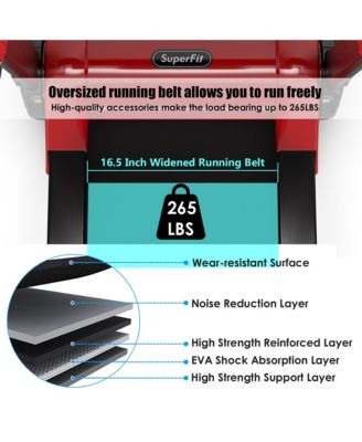 2.25HP Folding Electric Motorized Treadmill With Speaker