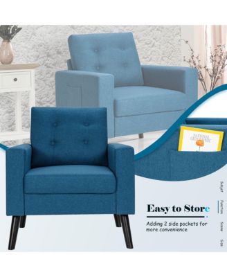 Modern Accent Armchair Upholstered Single Sofa Chair