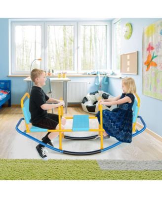 Outdoor Kids Seesaw Swivel Teeter for 3 to 8 Years Old