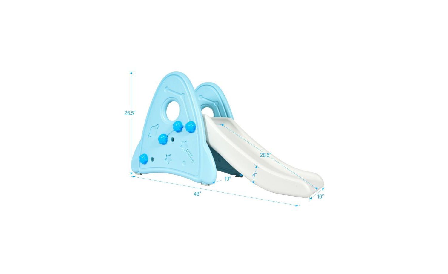 Toddler Freestanding Slide Indoor First Play Climber Slide Set