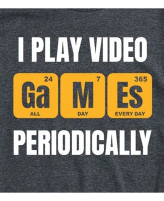 Hybrid Apparel I Play Video Games Periodically Men's Short Sleeve Tee