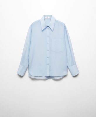 Women's Oversized Silk Cotton Shirt