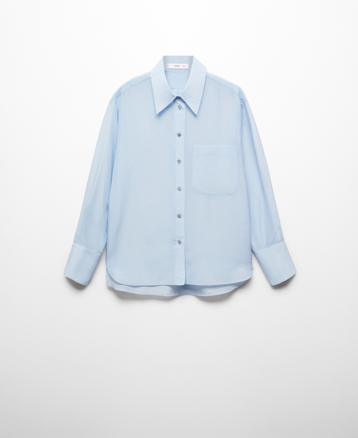 Mango Women's Oversized Silk Cotton Shirt