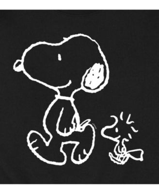 Hybrid Apparel Snoopy Woodstock Walk Mens Crew Fleece