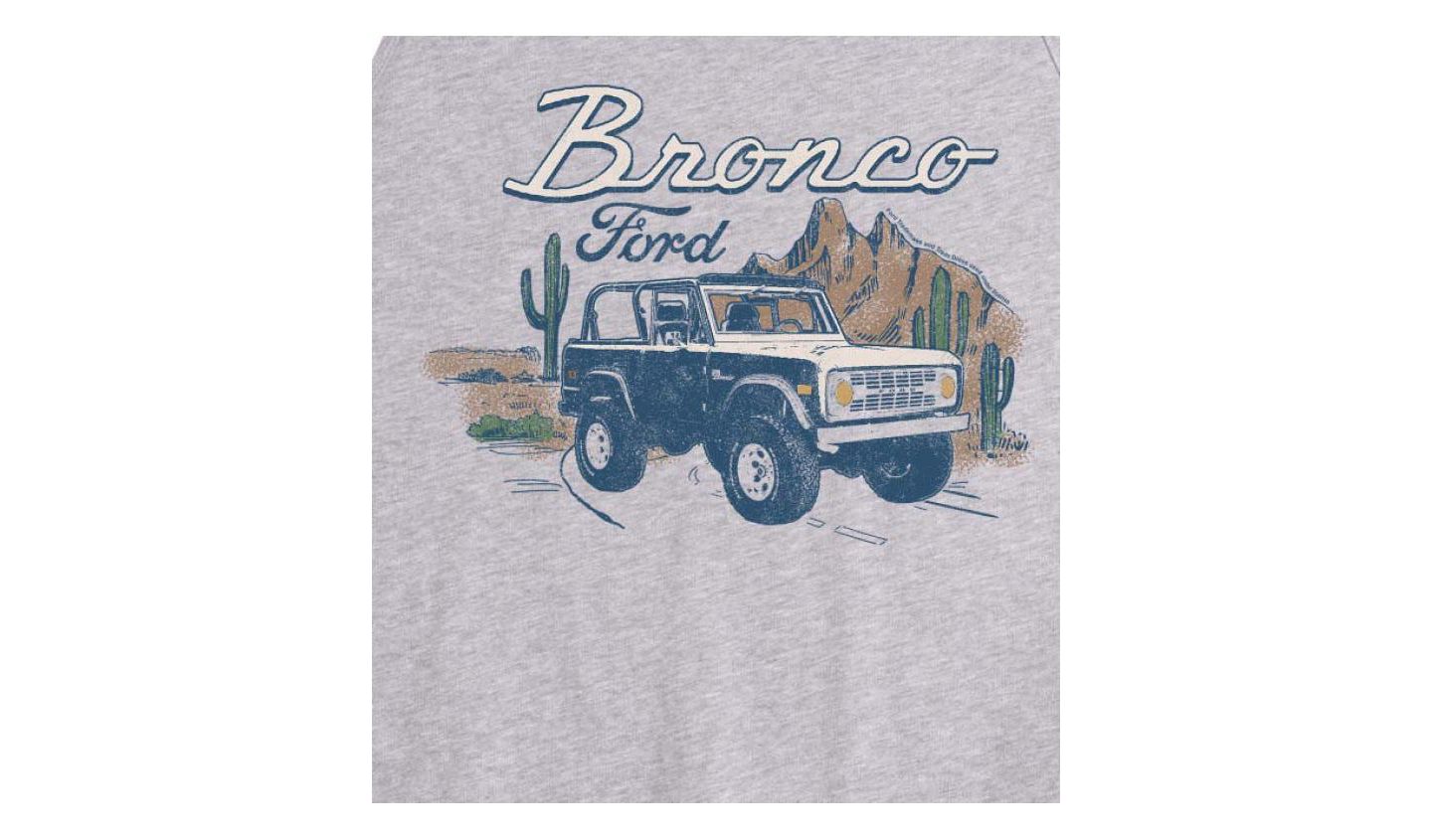 Мужской топ AIRWAVES Hybrid Apparel Ford Bronco Desert Jersey, цвет: Меланжевый — фото 3