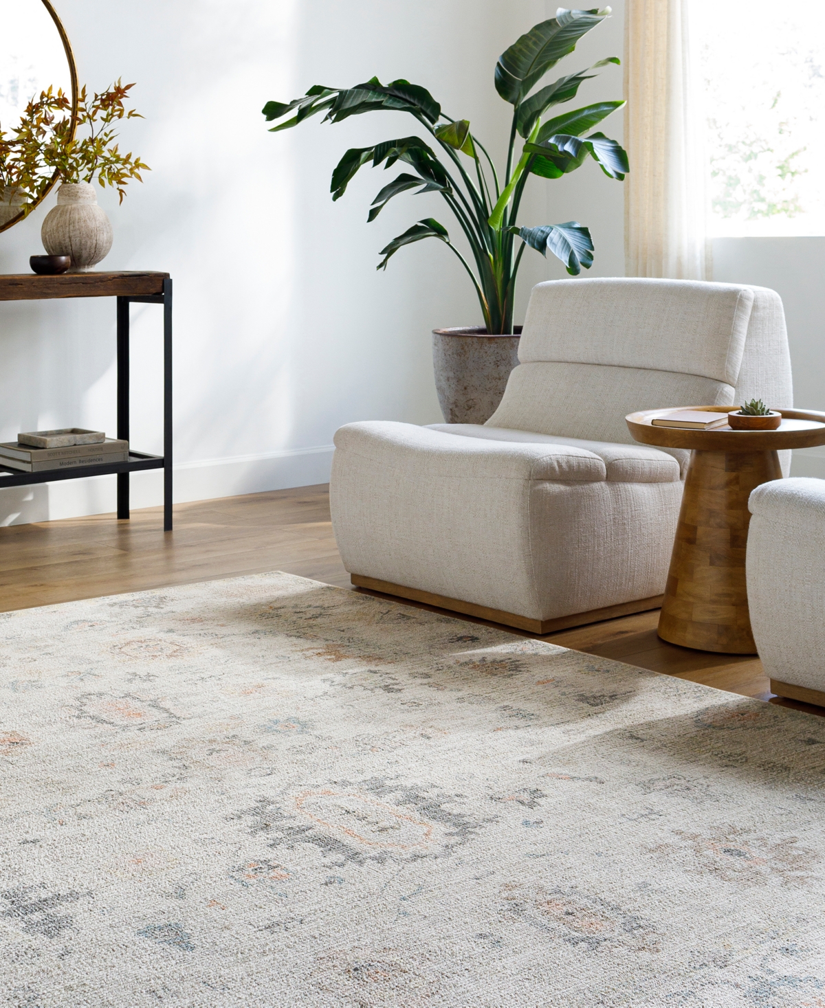 Surya Marlon 526243 7'10"x10' Area Rug In Silver