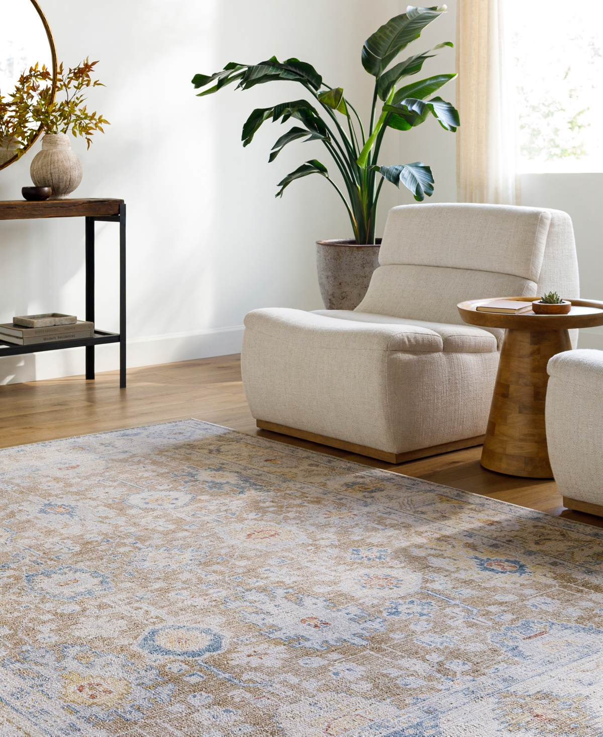 Surya Marlon 526210 3'10"x5'7" Area Rug In Maize