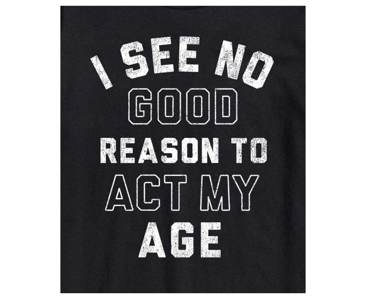 Airwaves Hybrid Apparel I See No Good Reason Age Mens Short Sleeve Tee In Black