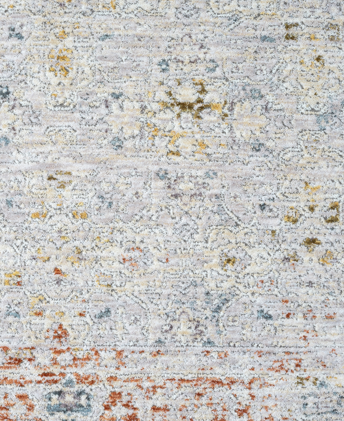 Lr Home Alexis All-474 7'9"x9'9" Area Rug In Gray- Blue