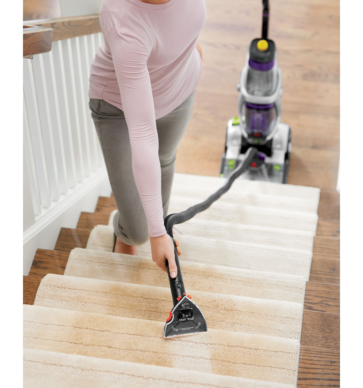 Shop Bissell Proheat 2x Revolution Pet Pro Plus Carpet Cleaner In Gray With Black And Purple Accents