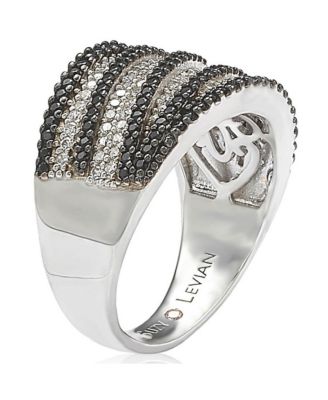 Sterling Silver Cubic Zirconia Pave Wide Band Ring