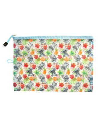 Lilo and Stitch Quilt Pattern 3 Pack Travel Pouch Set