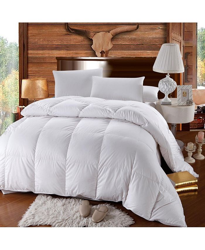 Egyptian Linens Egyptian Cotton 500 Thread Count Down Comforter, Full