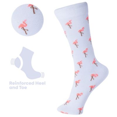 Men's Dress Socks 6 Pair Crew Sock Cotton Dress Socks for Men Solid Ribbed Argyle Pattern Multicolor Fun Designs