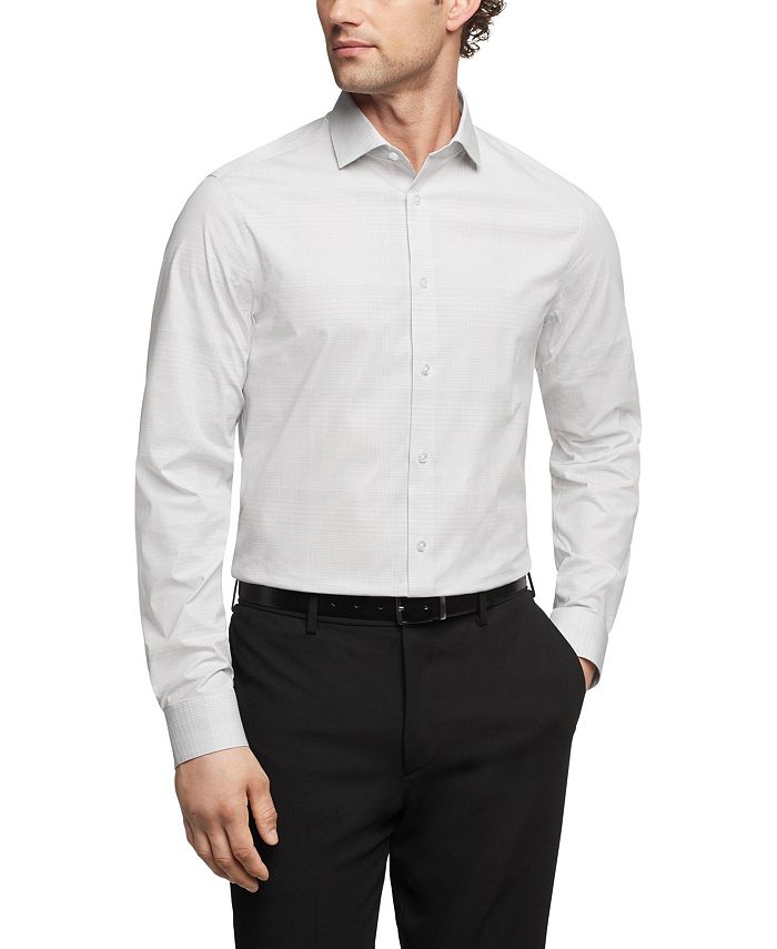 Calvin Klein Men's Slim Fit Dress Shirt - Macy's