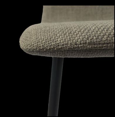 Modern upholstered dining chairs, set of 4