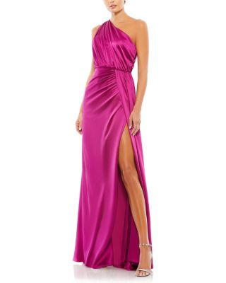 Women's Ieena Draped One Shoulder Satin Gown