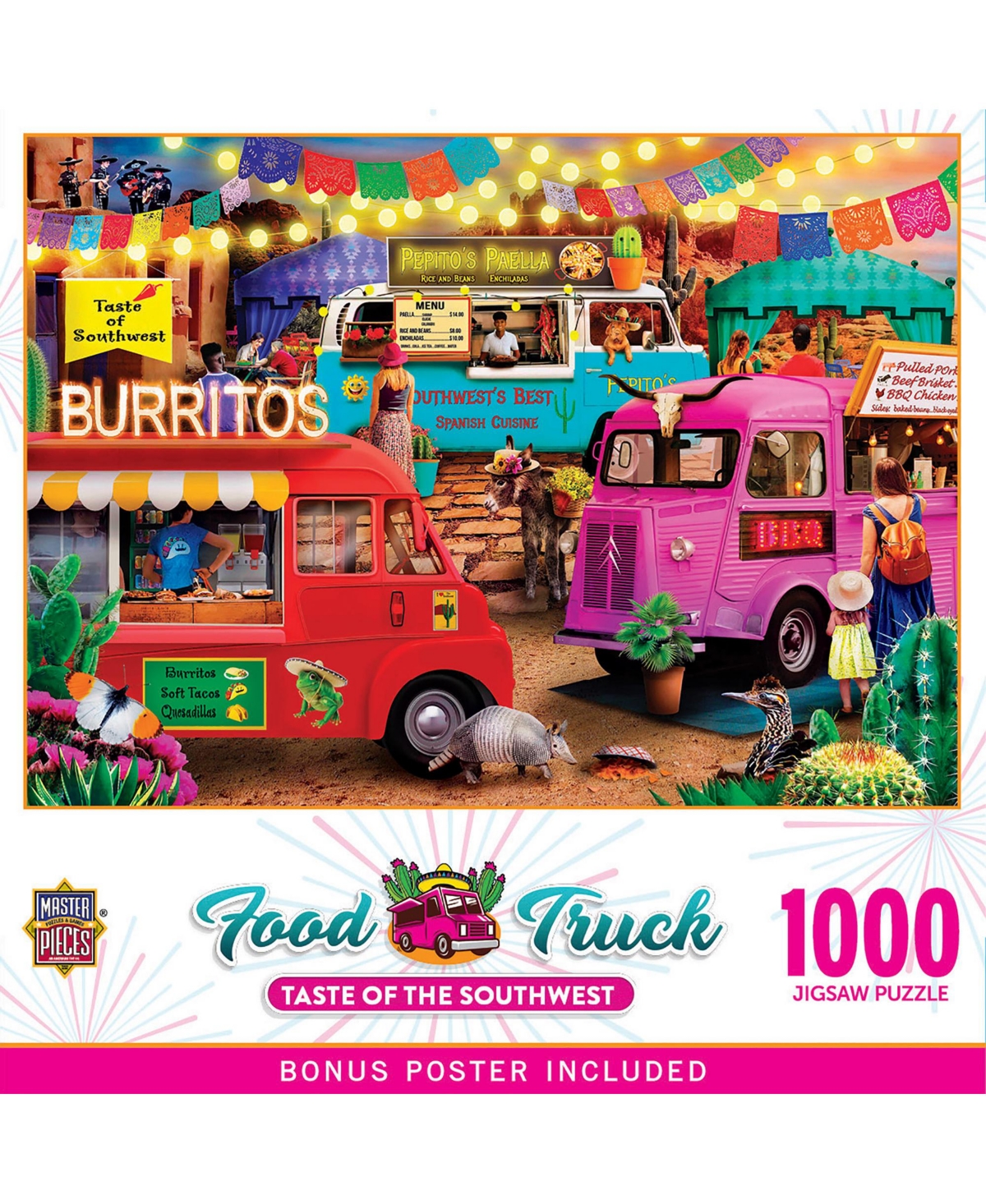 MasterPieces Food Truck Roundup - Taste of the Southwest 1000 Piece Puzzle