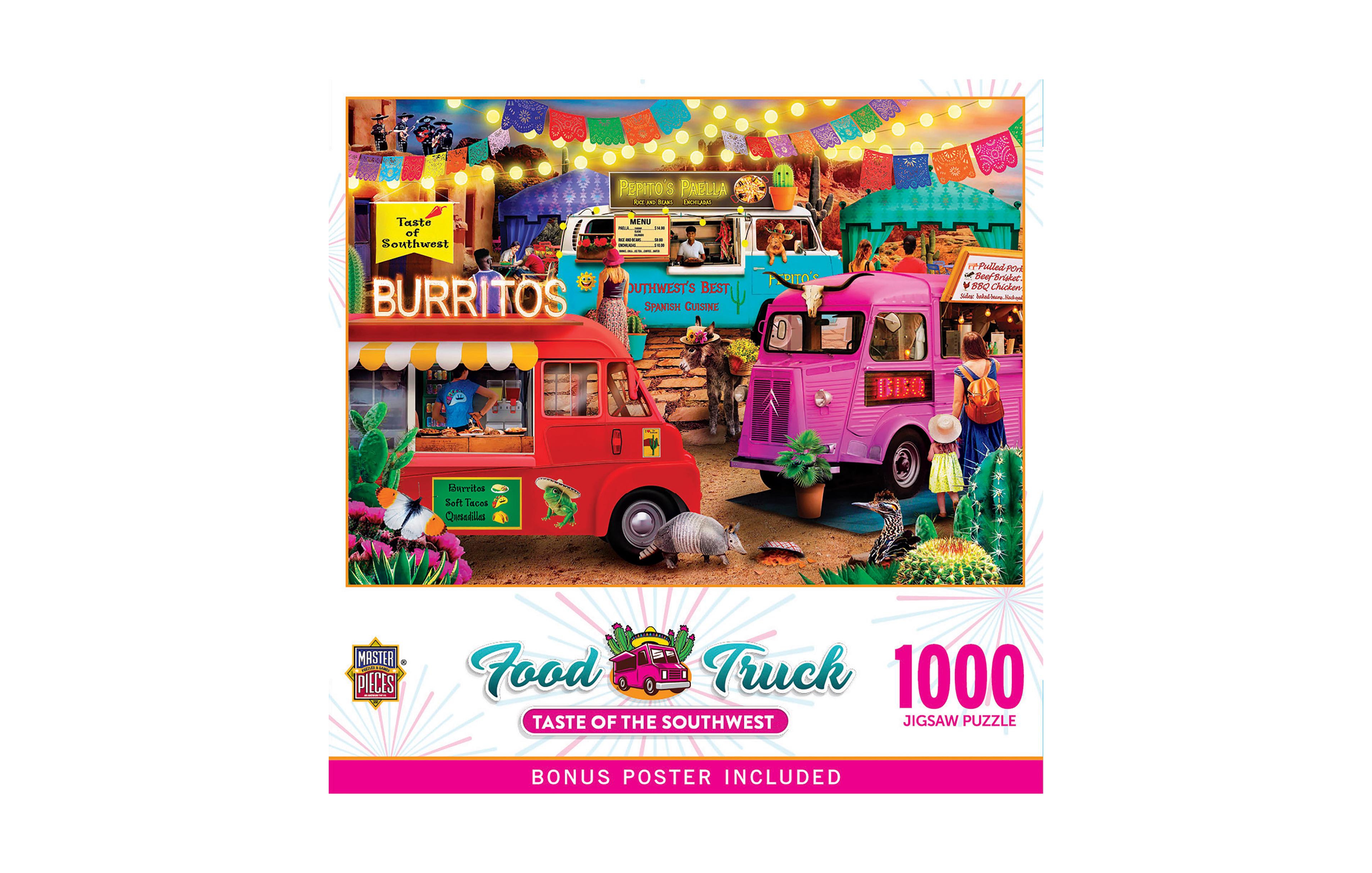 MasterPieces Food Truck Roundup - Taste of the Southwest 1000 Piece Puzzle