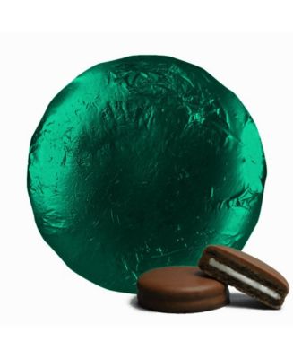 Just Candy 20 Pcs Foil Wrapped Chocolate Covered Oreo Cookies Green ...