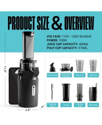 Essential Ginnie Juicer, Compact & Slow, Nutrient Dense