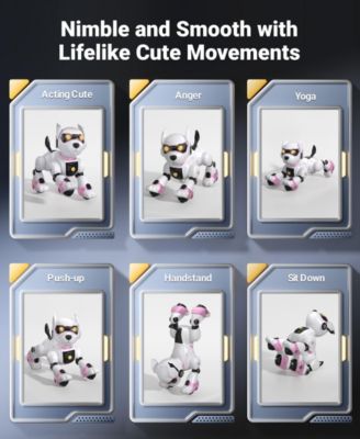 Smart Interactive Robot Dog Toy for Kids with Remote Control, Voice and Touch Features